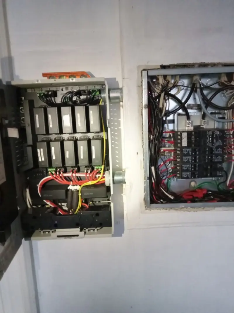 Electrical panel upgrade completed for Security Camera Wiring in Ligonier